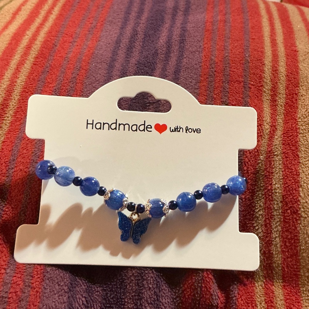 Charming Blue Butterfly Bracelet